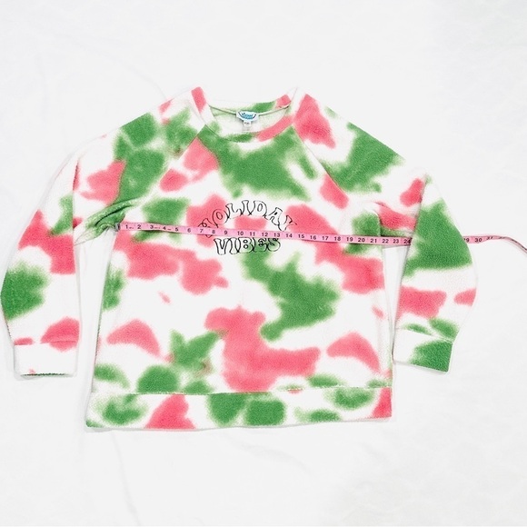 Rockin’ Around Holiday Vibes Fleece Sherpa Christmas Crewneck Sweatshirt - Picture 5 of 7